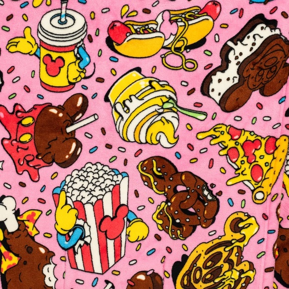 Disney Eats Wearable Fleece Sherpa Throw. Disneyland Walt Disney World Snacks - Picture 2 of 6